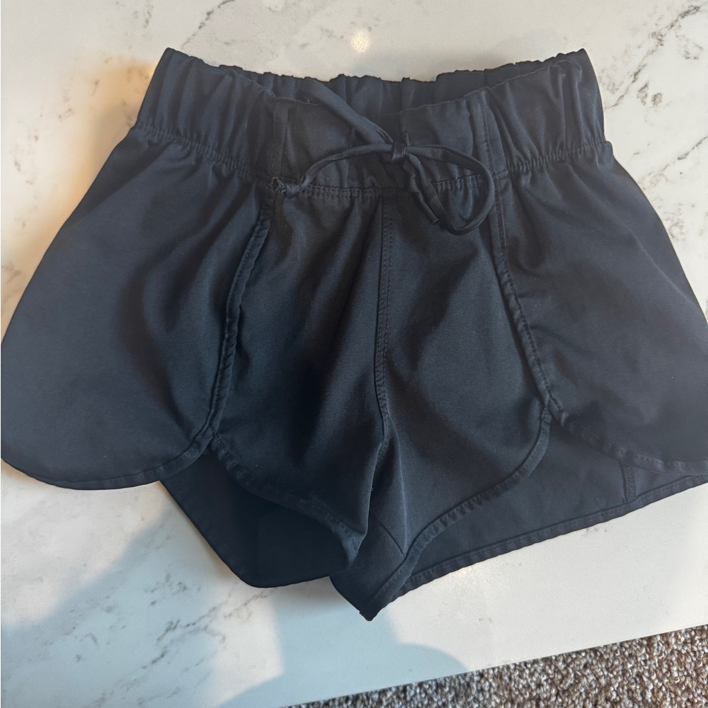 Black Dance Costume with Elastic Waistband